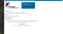 Desktop Screenshot of library.childspace.co.nz